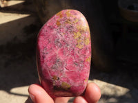 Polished Red Rhodonite Free Forms x 6 From Zimbabwe