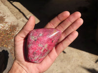 Polished Red Rhodonite Free Forms x 6 From Zimbabwe