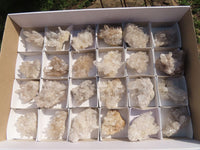 Natural Small Intact Optic Quartz Clusters x 24 From Madagascar - TopRock