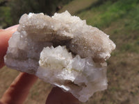 Natural Rare Hollow "Snow" Quartz Clusters  x 12 From Alberts Mountain, Lesotho - TopRock