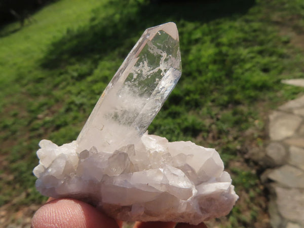 Natural Small Intact Optic Quartz Clusters x 24 From Madagascar - TopRock