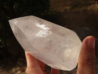 Polished Large Clear Quartz Points x 2 From Madagascar