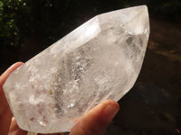 Polished Large Clear Quartz Points x 2 From Madagascar