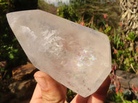 Polished Large Clear Quartz Points x 2 From Madagascar