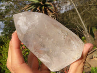 Polished Large Clear Quartz Points x 2 From Madagascar