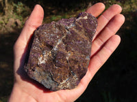 Natural Rough Purpurite Specimens x 2 From Erongo, Namibia - TopRock