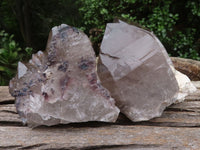 Natural Large Smokey Quartz Crystals  x 3 From Malawi - TopRock