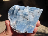 Natural New Sky Blue Calcite Specimens  x 6 From Spitzkop, Namibia