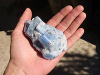 Natural New Sky Blue Calcite Specimens  x 6 From Spitzkop, Namibia