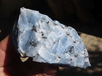 Natural New Sky Blue Calcite Specimens  x 6 From Spitzkop, Namibia