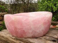 Polished Extra Large Pink Rose Quartz Bowl  x 1 From Ambatondrazaka, Madagascar - Toprock Gemstones and Minerals 