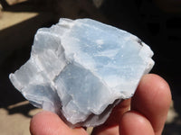 Natural New Sky Blue Calcite Specimens  x 6 From Spitzkop, Namibia