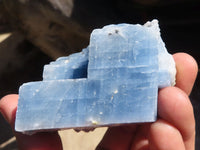 Natural New Sky Blue Calcite Specimens  x 6 From Spitzkop, Namibia