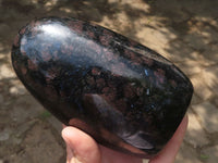 Polished Sparkling Blue Iolite Point & Standing Free Form  x 2 From Madagascar - TopRock