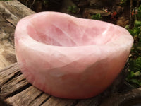 Polished Extra Large Pink Rose Quartz Bowl  x 1 From Ambatondrazaka, Madagascar - Toprock Gemstones and Minerals 