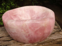 Polished Extra Large Pink Rose Quartz Bowl  x 1 From Ambatondrazaka, Madagascar - Toprock Gemstones and Minerals 