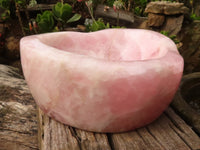 Polished Extra Large Pink Rose Quartz Bowl  x 1 From Ambatondrazaka, Madagascar - Toprock Gemstones and Minerals 