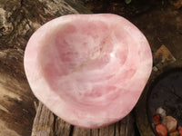 Polished Extra Large Pink Rose Quartz Bowl  x 1 From Ambatondrazaka, Madagascar - Toprock Gemstones and Minerals 