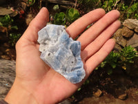 Natural New Sky Blue Calcite Specimens  x 12 From Spitzkoppe, Namibia - Toprock Gemstones and Minerals 