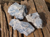 Natural New Sky Blue Calcite Specimens  x 12 From Spitzkoppe, Namibia - Toprock Gemstones and Minerals 