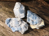 Natural New Sky Blue Calcite Specimens  x 12 From Spitzkoppe, Namibia - Toprock Gemstones and Minerals 