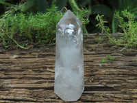 Polished Clear Quartz Crystals with 1 x Twin Head x 6 From Madagascar - TopRock