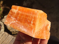 Natural New Sunset Orange Calcite Specimens  x 6 From Spitzkop, Namibia