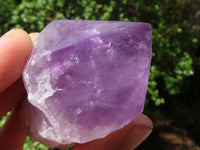 Polished Single Jacaranda Amethyst Crystals  x 9 From Mumbwa, Zambia - Toprock Gemstones and Minerals 