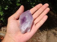 Polished Single Jacaranda Amethyst Crystals  x 9 From Mumbwa, Zambia - Toprock Gemstones and Minerals 