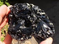 Natural Large Schorl Black Tourmaline Specimen x 2 From Erongo, Namibia