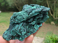 Natural Chatoyant Silky Malachite Specimens x 3 From Kasompe, Congo - TopRock