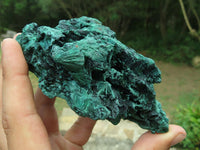 Natural Chatoyant Silky Malachite Specimens x 3 From Kasompe, Congo - TopRock