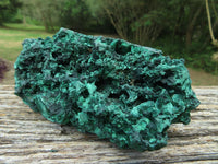 Natural Chatoyant Silky Malachite Specimens x 3 From Kasompe, Congo - TopRock