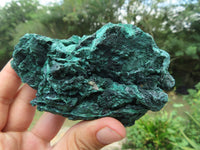 Natural Chatoyant Silky Malachite Specimens x 3 From Kasompe, Congo - TopRock