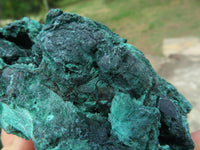 Natural Chatoyant Silky Malachite Specimens x 3 From Kasompe, Congo - TopRock