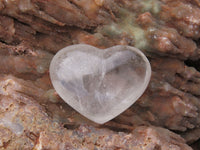 Polished Small Rock Crystal Gemstone Hearts  - sold per 1 kg -  From Madagascar - TopRock