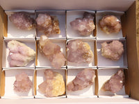 Natural Mixed Spirit Quartz Specimens  x 12 From Boekenhouthoek, South Africa - Toprock Gemstones and Minerals 