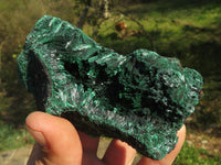 Natural Chatoyant Silky Malachite Specimens  x 6 From Kasompe, Congo - TopRock