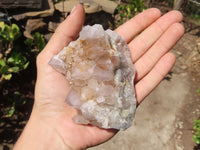 Natural Spirit Cactus Quartz Clusters x 4 From Boekenhouthoek, South Africa