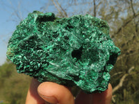 Natural Chatoyant Silky Malachite Specimens  x 6 From Kasompe, Congo - TopRock