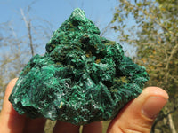 Natural Chatoyant Silky Malachite Specimens  x 6 From Kasompe, Congo - TopRock