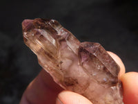 Natural Smokey Amethyst Crystals  x 12 From Chiredzi, Zimbabwe