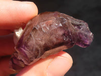 Natural Smokey Amethyst Crystals  x 12 From Chiredzi, Zimbabwe