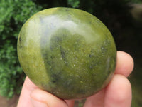 Polished Green Opal Palm Stones  x 12 From Madagascar - TopRock