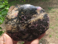 Polished One Side Polished Rhodonite Free Forms  x 5 From Madagascar - TopRock