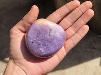 Polished Purple Lepidolite Gallets  x 6 From Zimbabwe