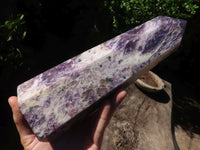 Polished Large Purple Lepidolite Point  x 1 From Madagascar - TopRock