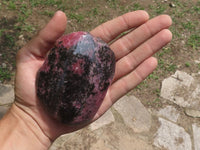 Polished One Side Polished Rhodonite Free Forms  x 5 From Madagascar - TopRock