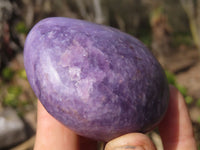 Polished Purple Lepidolite Gallets  x 6 From Zimbabwe