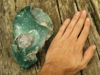 Polished Emerald Mtorolite / Chrome Chrysoprase Plates  x 2 From Zimbabwe - TopRock